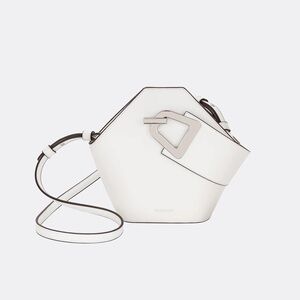 Danse Lente Mini Johnny Bucket Bag - Bianco